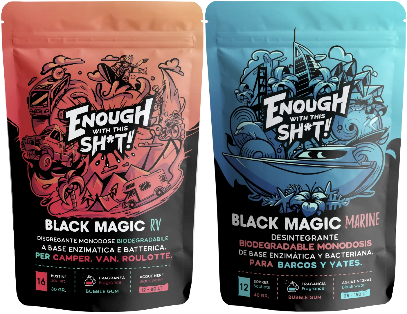 Product Image of both Black Magic RV and Black Magic Marine